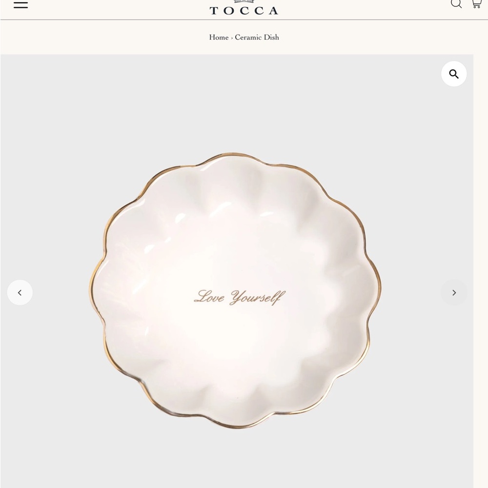 Tocca Ceramic Vanity Dish